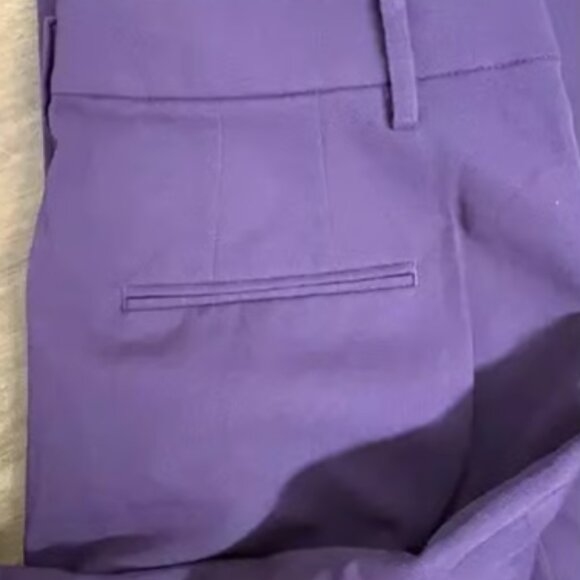 ANN TAYLOR THE PLEATED WIDE LEG PANT TROUSER PLUM ROSE BURGUNDY WINE $139 00 - Picture 8 of 8